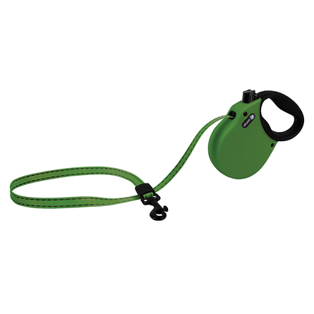 Alcott Adventure XS Поводок-рулетка для собак до 11 кг, лента, зеленая – интернет-магазин Ле’Муррр